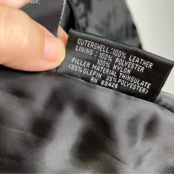 Wilsons zip in insulated vest black size medium - Picture 3 of 6